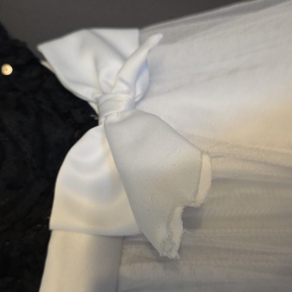 Rare Editions Black/ White‎ Formal Girl's Dress Sequins Holidays Sz 3T GUC READ - Picture 2 of 13